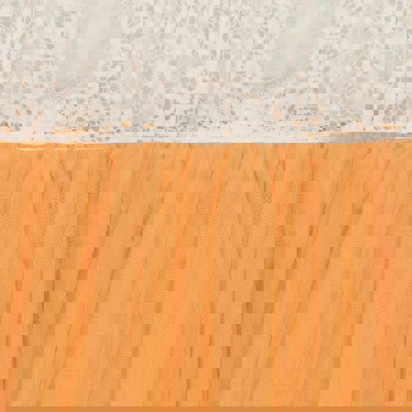 golden yellow close up tulle