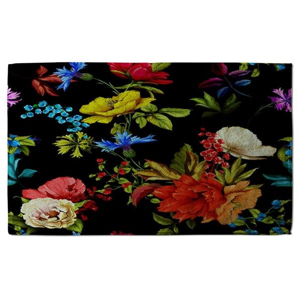 Benjamin Tate Design Bright Vibrant Flowers (Bath Towel)