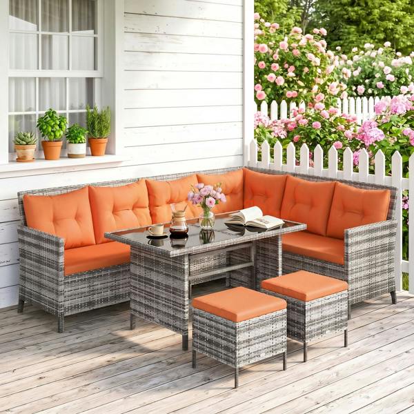Rattan Sofa Set