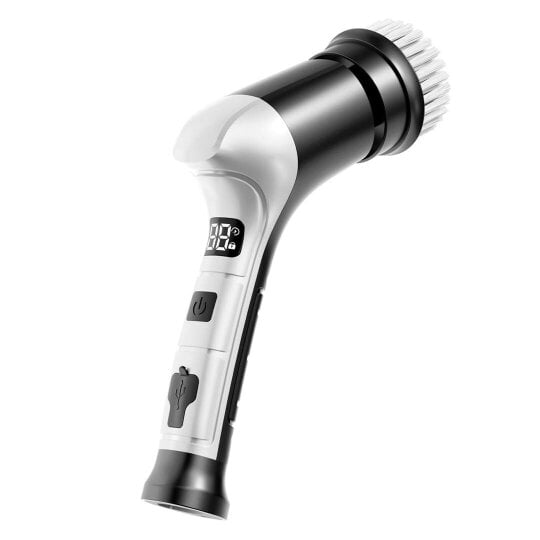 Havendro Electric Spin Scrubber Cordless Power Scrubber with 6 Replaceable Brush Heads