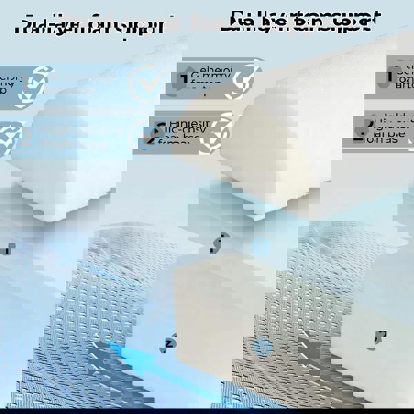 Lavio Wedge Pillow Acid Reflux Memory Foam Pregnant Reading Support Anti-snoring