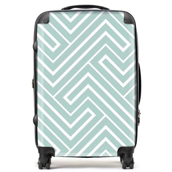 Warren Reed Geometric Modern Ornment Suitcase