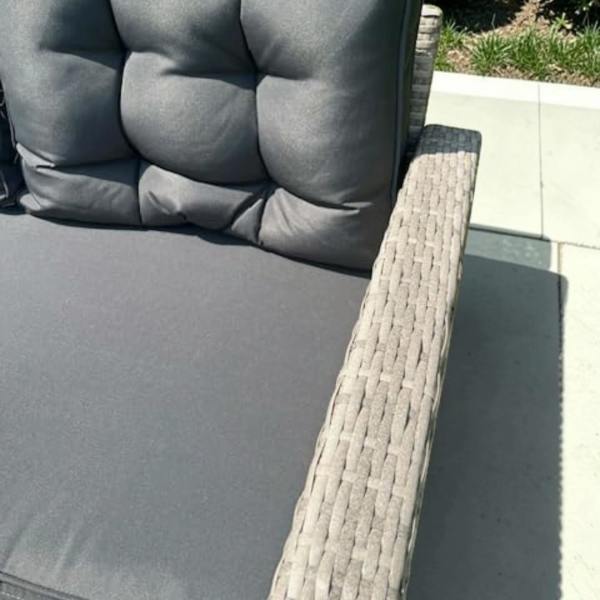 The Garden Marketplace Norfolk Rattan Weave Luxury Garden 10 seater Corner Set Complete With Cushions