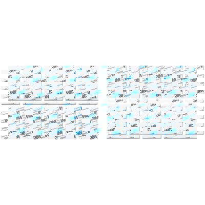 St Helens Double-Sided Square Adhesive Mounting Pads. Grey 4 x 0.5 x 4cm