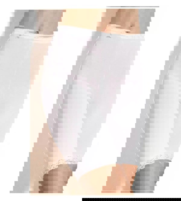 SloggiSkimmie2 - Pack Basic+ Cotton Long Shorts, WhiteBoxers - and - Briefs.net