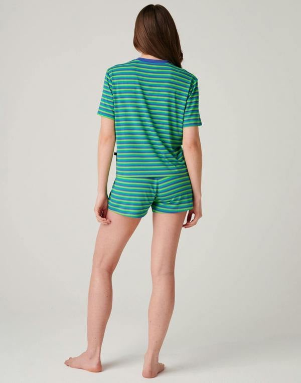 British Boxers Women's Bamboo Short Pyjama Set - Sunny St Ives