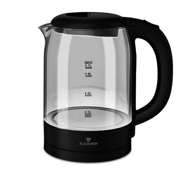 Berlinger Haus Electric Glass Kettle | Black | Blaumann BL9006