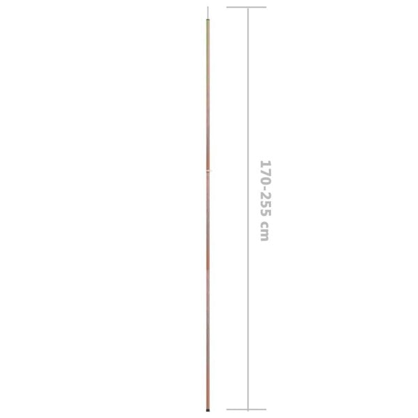 Berkfield Telescopic Tent Pole with Length of 170-255 cm Galvanised Steel