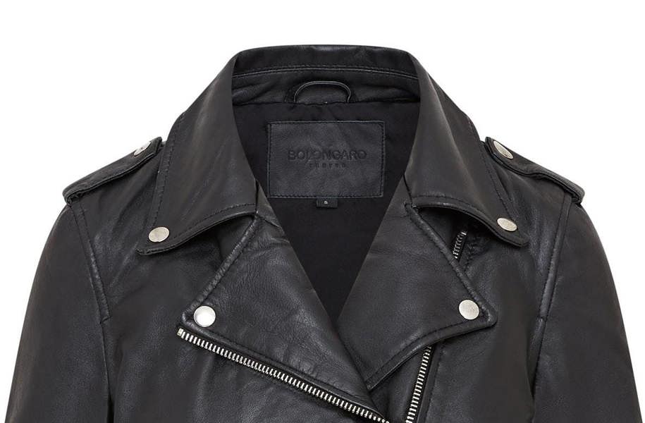 Infinity Leather Womens Black Leather Brando Jacket - Chennai