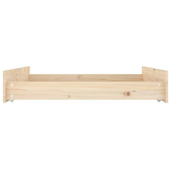 Berkfield Bed Drawers 2 pcs Solid Wood Pine
