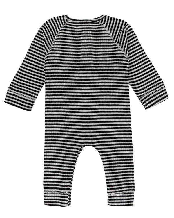 organic cotton Multicolour Stripe Print Rib Romper - image 6