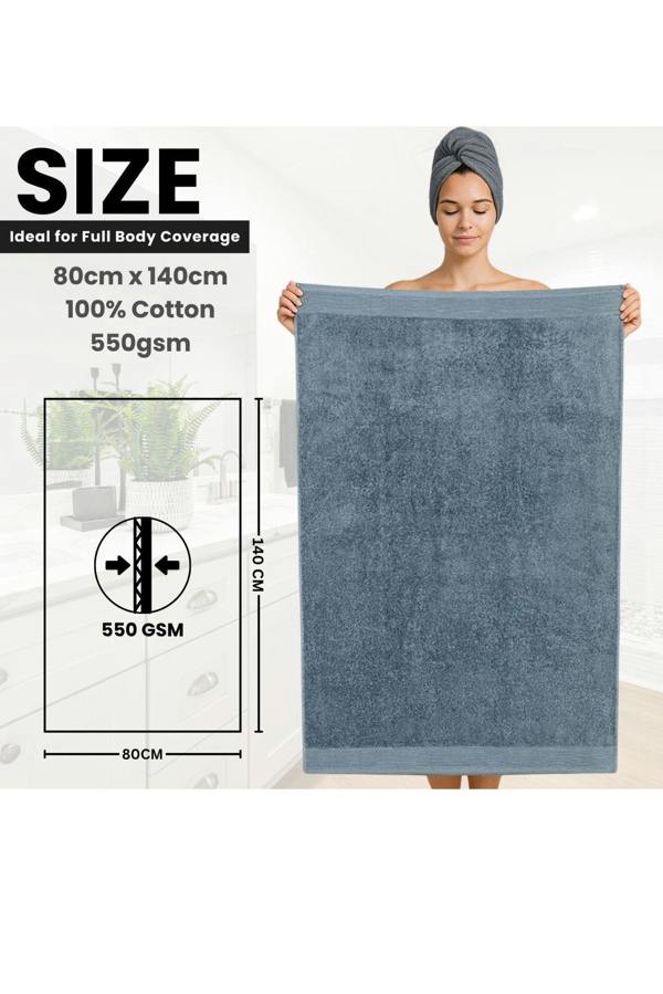 Ezysleep Luxe Collection 4 Piece Egyptian Bathsheet Set