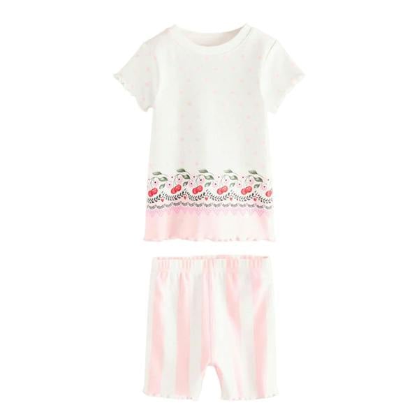 Cath Kidston Baby Girls Fruit Short Pyjama Set (Pack of 3) - Pink - 