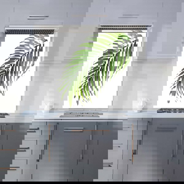 Warren Reed - Designer Single Palm Leaf Kitchen Splashback