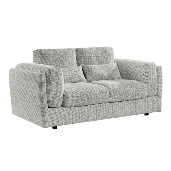Furnishings For Less Bali Modern 2 Seater Chenille Sofa Beige or Grey