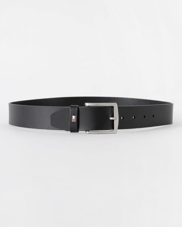 Tommy Hilfiger Denton Mens Belt 4cm - Black