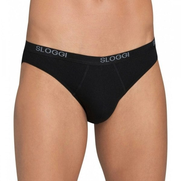 Sloggi Basic Men's Mini Brief, Black