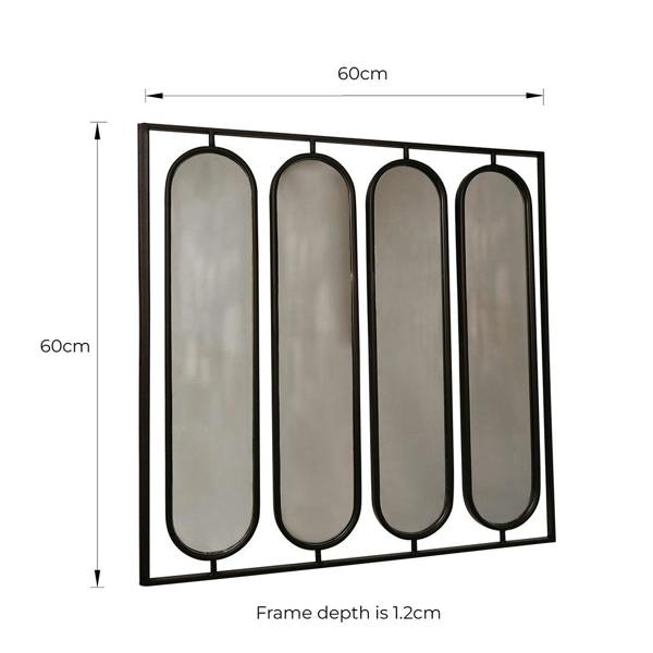 Pagazzi Lighting Walden 4 Panel Mirror