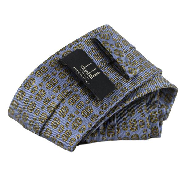Dunhill silk tie in a gaskets pattern
