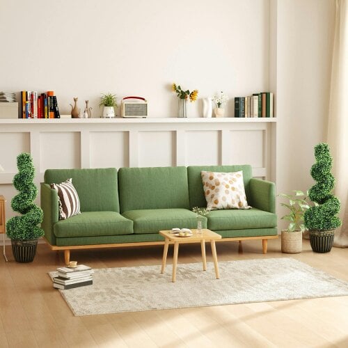 Wyld Haus Kayoyo Set Of 2 Artificial Spiral Boxwood Topiary Trees For Decorative Placement