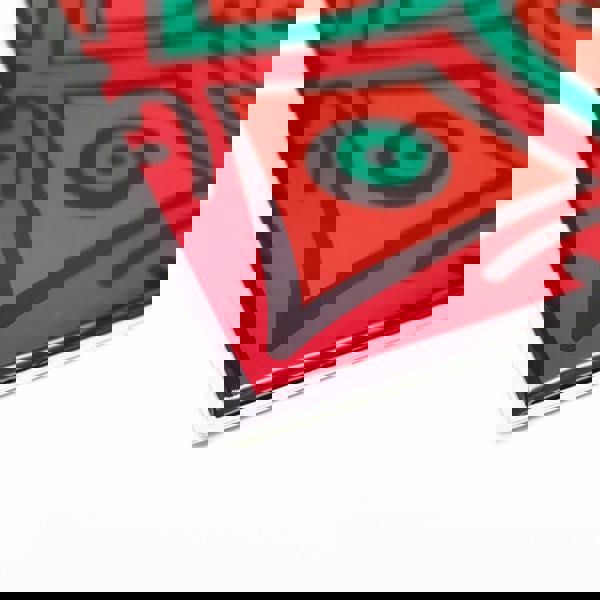 Colourful Mandala Spanish Glossy 3D Sticker Tile 15.4 cm (6 in) - 16pcs in a pack