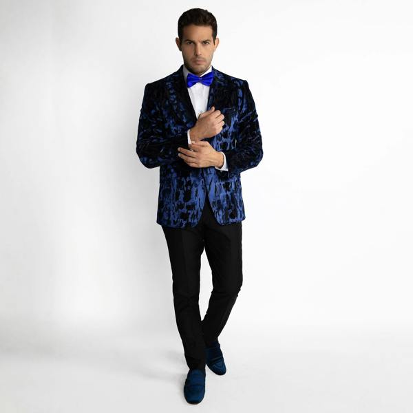 LUXURY FITTED ZEBRA PRINT DINNER JACKET - Premium Men's Patterned Shirt by Claudio Lugli | Bold Design, Tailored Fit, Best Printed Shirts