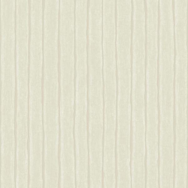 Grandeco Boutique Kalema Fabric Stripe Luxury Weight Embossed Wallpaper, Ivory