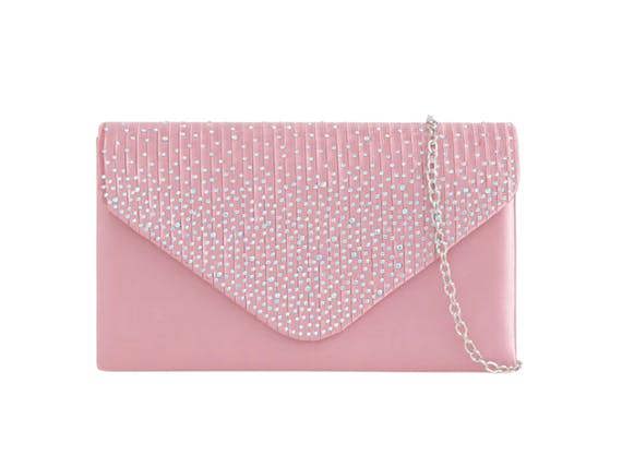 SVNX Diamonte Clutch Bag