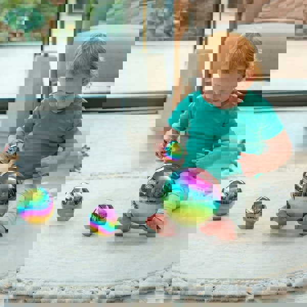 tickit Sensory Steel Colour Burst Balls