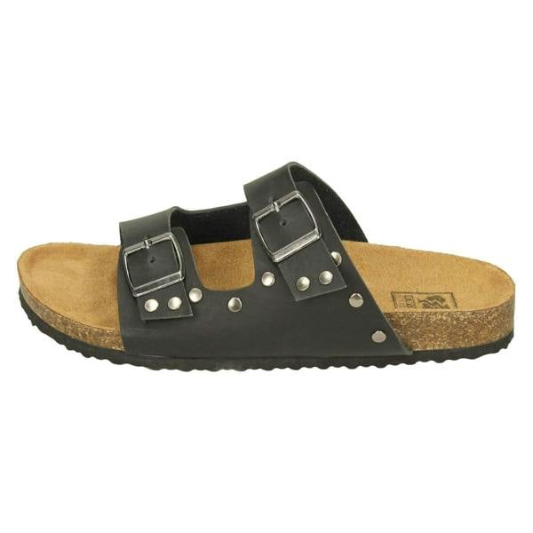 Down to Earth Ladies Down To Earth Double Buckle Strap Sandals