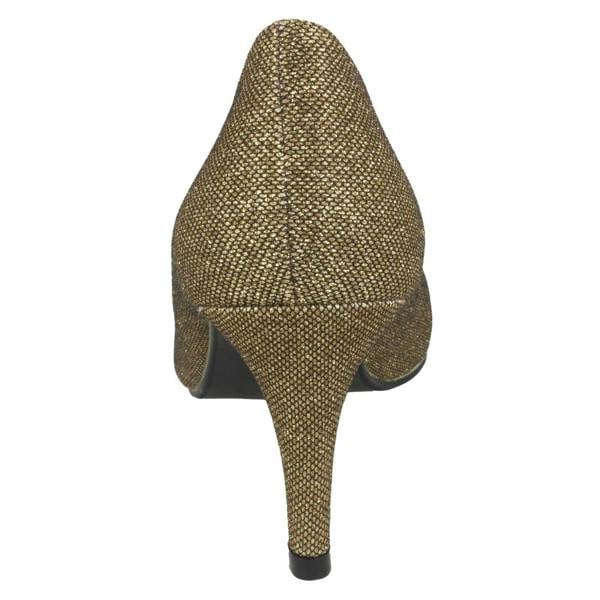 Anne Michelle Ladies Anne Michelle Mid Heel Court Shoes