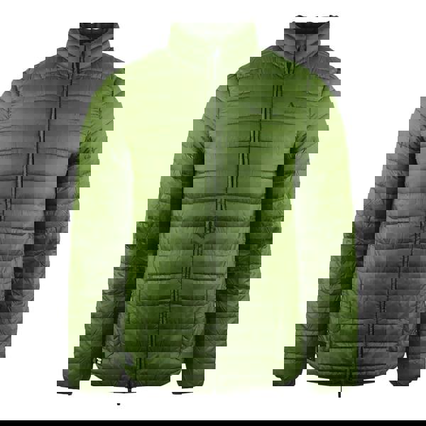 Aquascutum Mens Logo Padded Jacket - Army Green - 