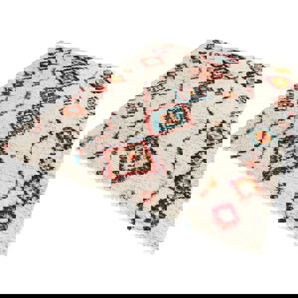 Velour Deep-Pile Rug Boho Vintage Design