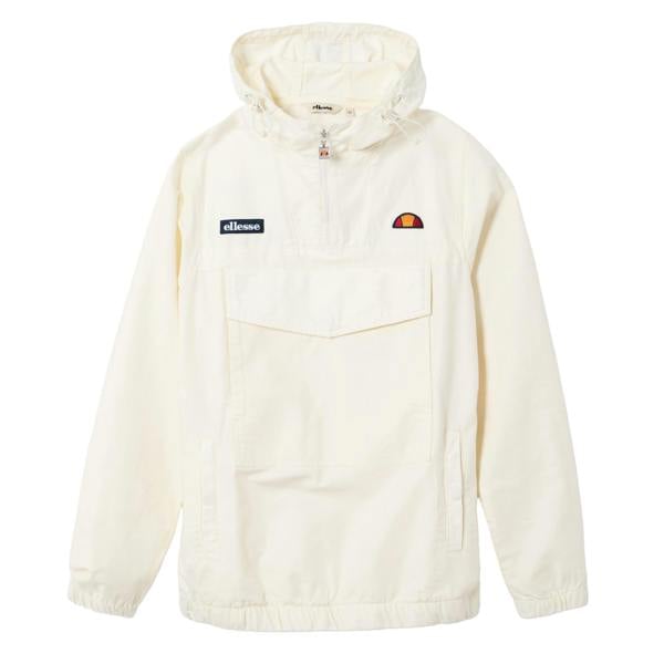 Ellesse Mens Mont 3 Overhead Jacket - Off White - 