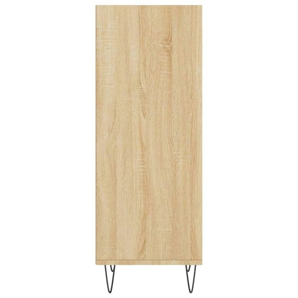 Berkfield Sideboard Sonoma Oak 34.5x32.5x90 cm Engineered Wood