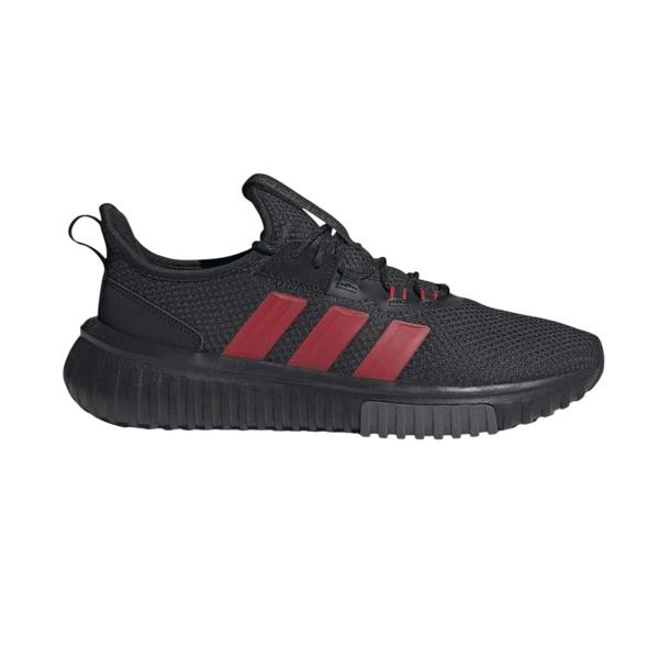 Adidas Mens Kaptir 4.0 Leather Trainers - Charcoal/Red - 