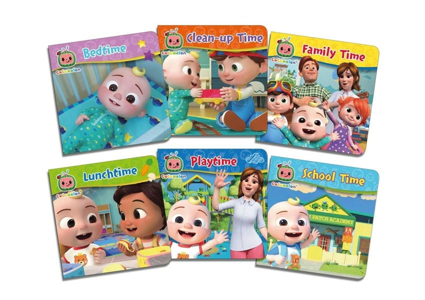CoComelon Pocket Library: 6 little illustrated board books about JJ, his family and friends - perfect for pre-schoolers!