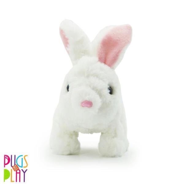 Pugs at Play Hopper Jumping Rabbit Interactive Plush Toy