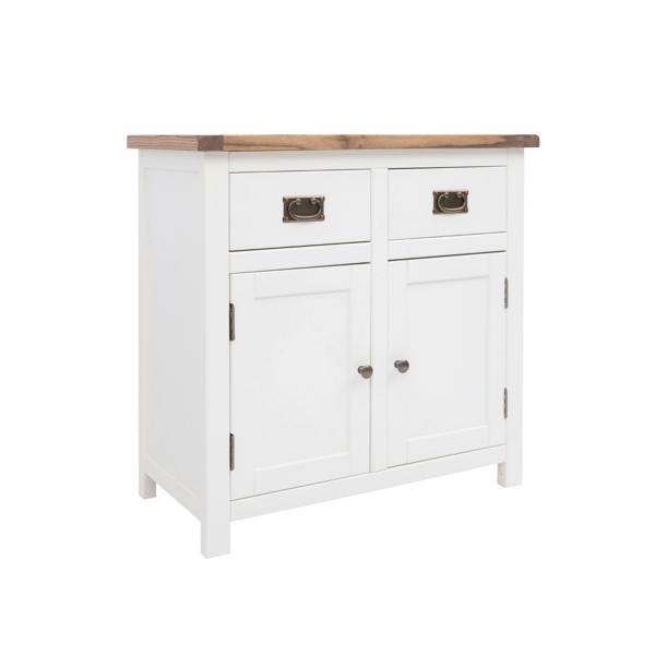 Cabinet Bits Lovere Off White 2 Drawer 2 Door Sideboard Brass Drop Handle