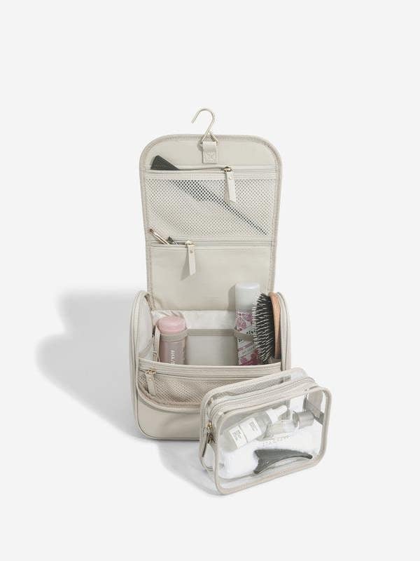 Large Hanging Washbag - Oatmeal - 75630