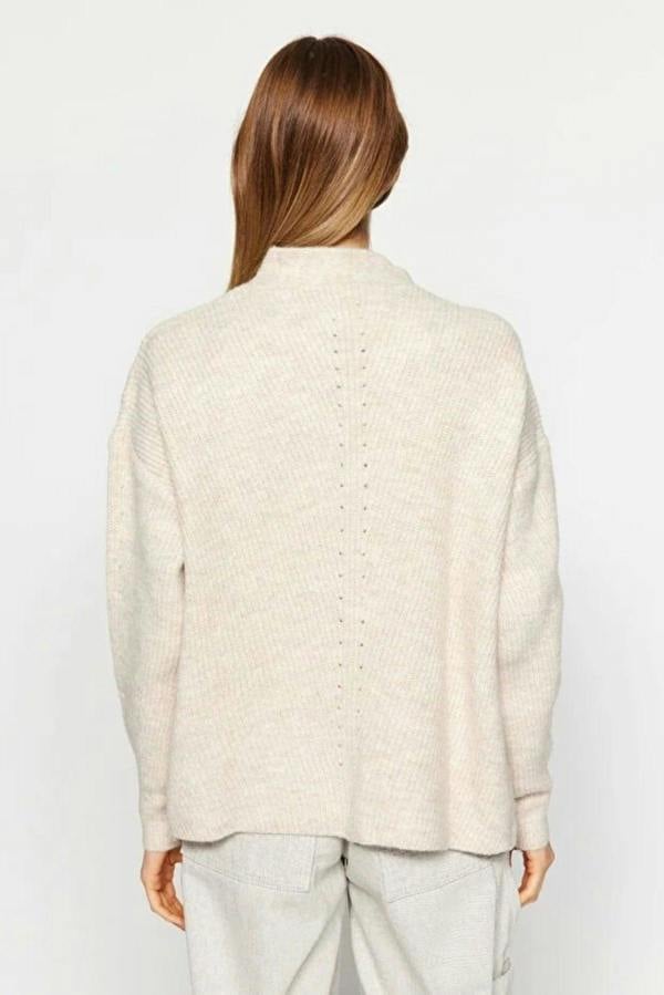 WOVCOR Soft Textured Pocket Detailed Knit Cardigan