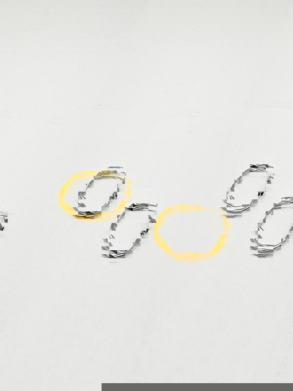 SVNX Gold Plated Twist Hoops - Pouch Included