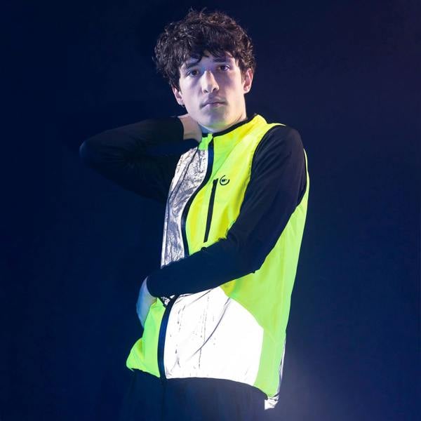 WOWOW Mens Ladies Road Town Yellow Hi Vis Waterproof Cycling Jacket