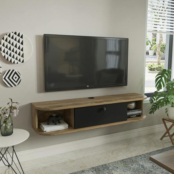 Decorotika Ibarra Floating Tv Stand TV Unit TV Cabinet for TV's up to 55"
