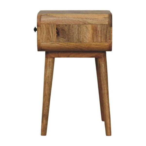 Wyld Haus Vicenza Natural Mango Wood Nightstand with Drawer