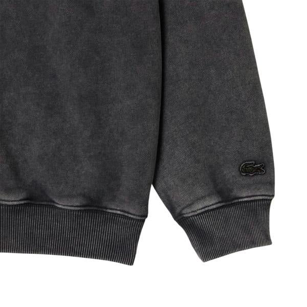 Lacoste Mens Embroidered Logo Sweatshirt - Black - 