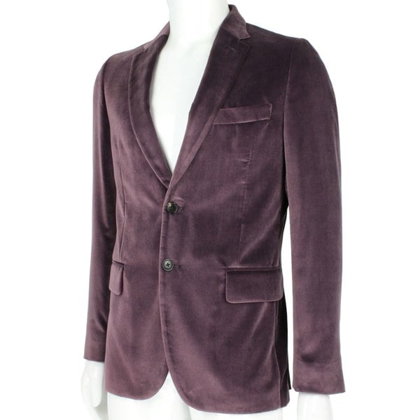 Paul Smith luxuriously soft velvet blazer in a dusky mauve tone The Soho fit
