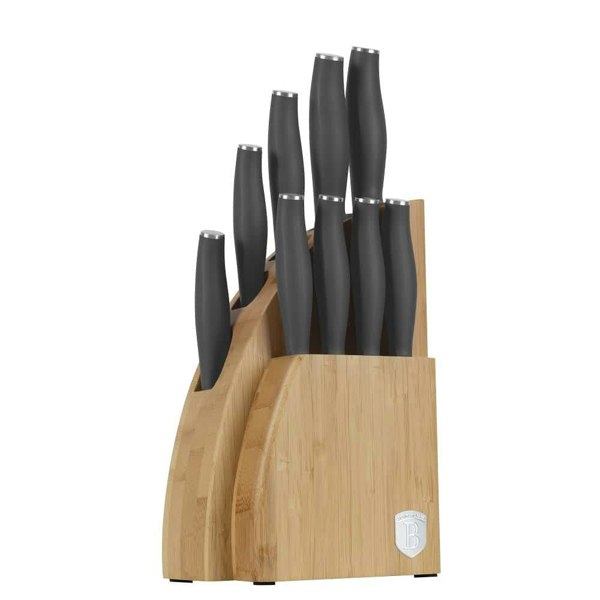 10 pcs knife set with BAMBOO stand Berlinger Haus BH2758