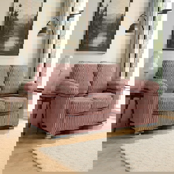 Furnishings For Less Delta Full Jumbo Cord 2 Seater Sofa