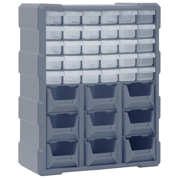 Berkfield Multi-drawer Organiser with 39 Drawers 38x16x47 cm